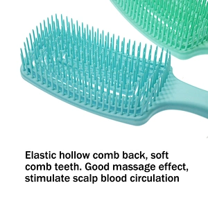 Wholesale Hot Selling Eco-friendly Custom Color Waterproof Massage Plastic Portable ABS Colorful Detangling Hair Brush