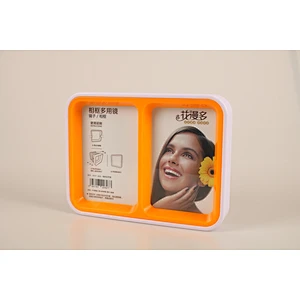 Wholesale Plastic Multifunction Travel Double Sided Make Up Table Small Double-Sided Mini Vanity Portable Makeup Mirror