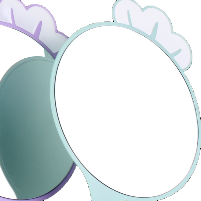 Wholesale Customizable Customized Desk Mirror Vanity Big Round Table Makeup Mirror Radish Round Makeup Mirror
