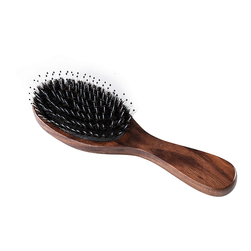 High Quality Wholesale Custom Soft Boar Bristle Hair Brush Household Hairdressing Nylon Massage Hair Comb