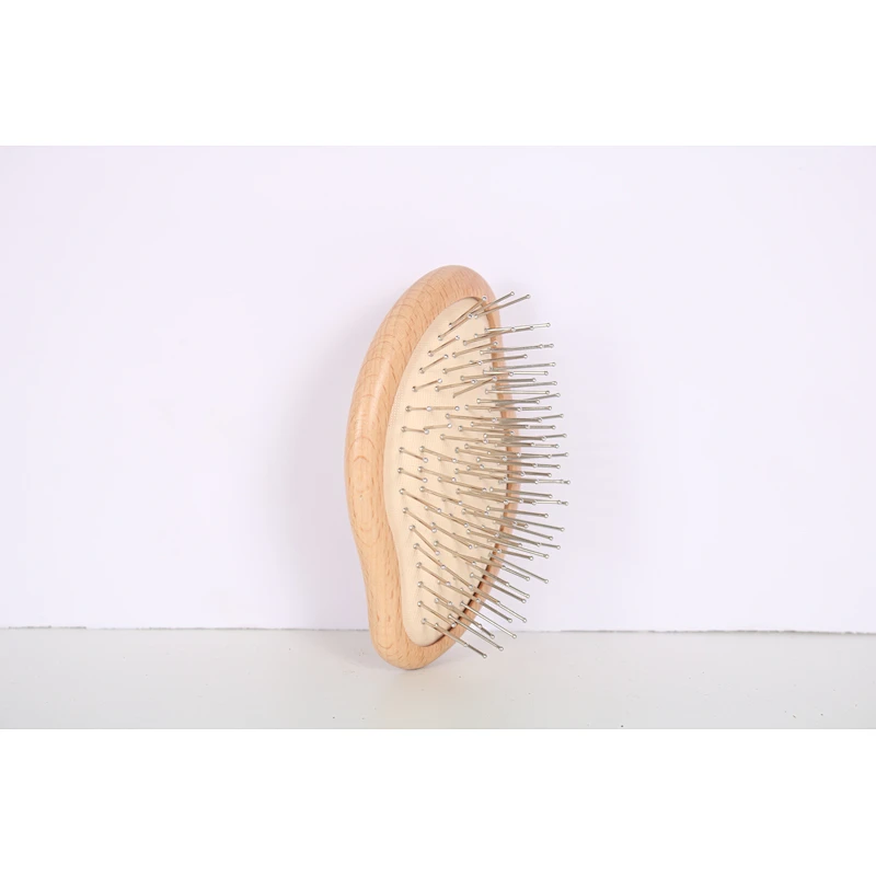 High Quality Hair Brushes Supplier Mini Size Anti Static Brush Wood Hair Brush For Travel Barber Hair Cutting