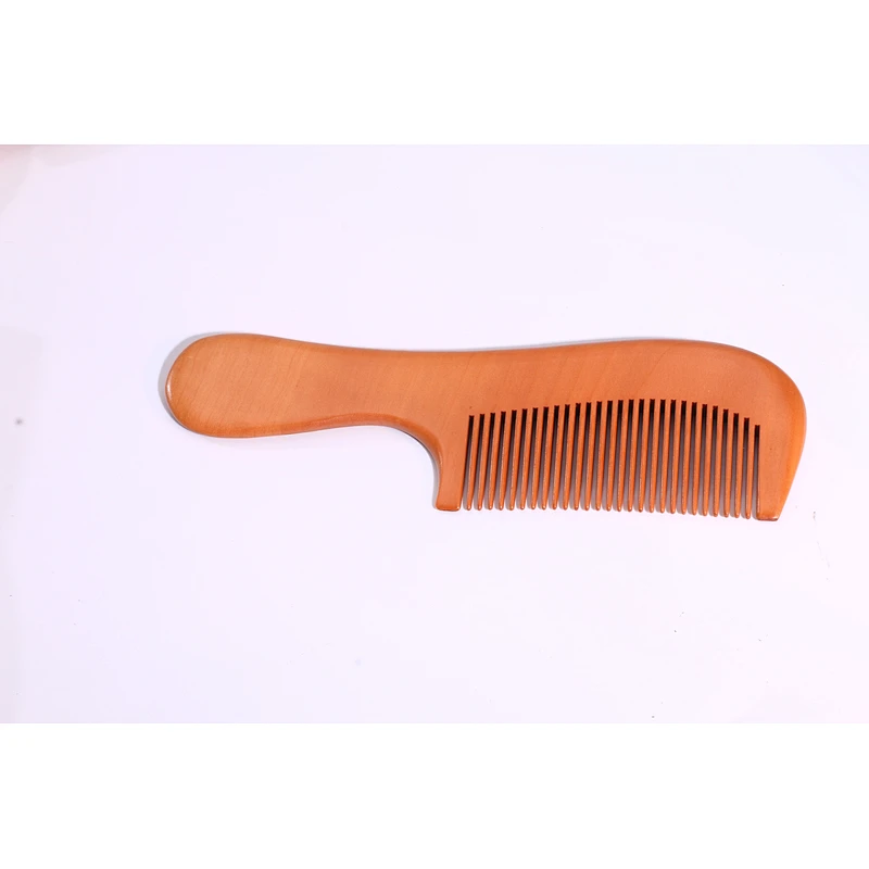 Eco Friendly High Quality Natural Wooden Combs Travel Pocket Anti Static Combs Engraving Logo Customized