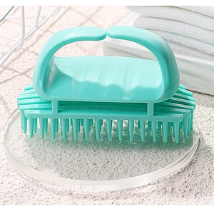 Silicone Shampoo Brush and Scalp Exfoliator Massage Hair Washing Comb Customized Logo For Barber Hair Cutting