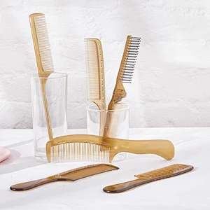 Wholesale Private Label Styling Fashionable Hair Comb Factory Plastic Personalized Hair Comb For Barber Hair Cutting Salon