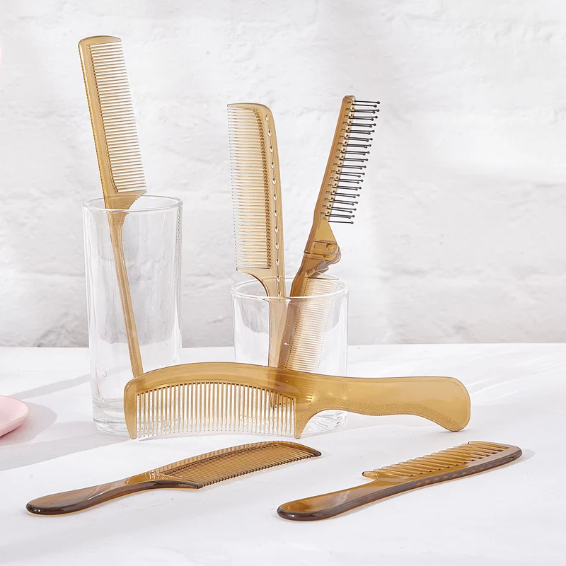 Wholesale Private Label Styling Fashionable Hair Comb Factory Plastic Personalized Hair Comb For Barber Hair Cutting Salon
