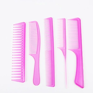 New Product Fashion Plastic Glitter Hair Combs Private Label Parting Comb Brush Paddle Hair Comb Care Hand Grip Brush