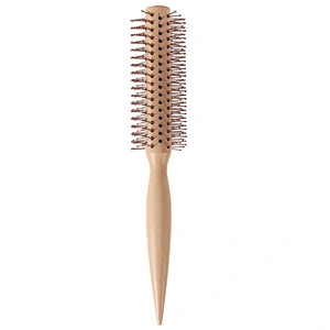 High Quality Private Label Customised Wooden Anti-Static Styling Handle Hairbrush vendor For Barber Hair Cutting
