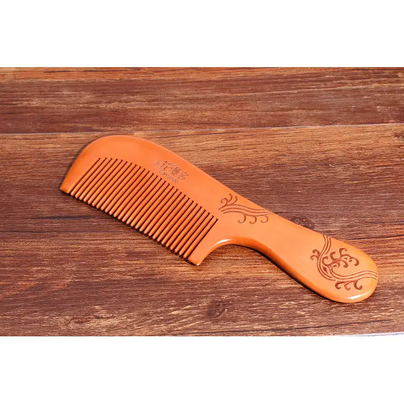 Eco Friendly High Quality Natural Wooden Combs Travel Pocket Anti Static Combs Engraving Logo Customized
