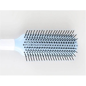 Five Row Antistatic Ball-tipped Hair Nylon Bristle Plastic Comb Massage Styling Hair Paddle Brush For Women