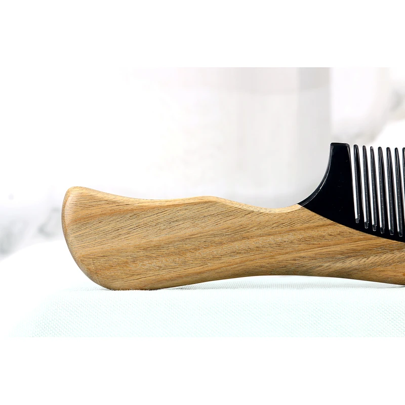 Detangling Massage wood Hair Comb Brush Eco-friendly Bamboo Handle Hair Brush Bamboo Hair Brush Set With Customized Logo