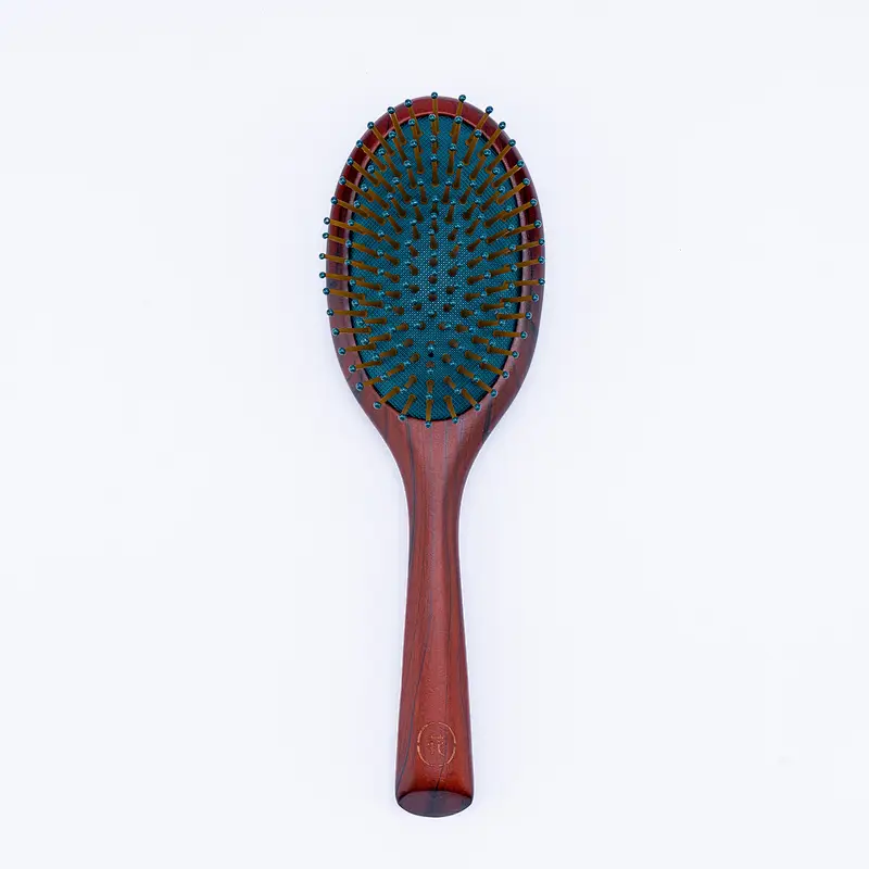 Customized Handle Natural Massage Scalp Handle Wood Cushion Paddle Wholesale Air Cushion Women Plastic Scalp Massage Hair Brush