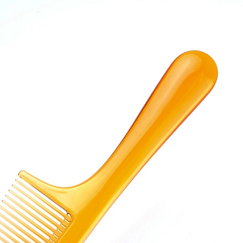 Factory Wholesales Elegant Drop Shape Hair Salon Comb Long Handle Hair Comb With Olive Oil Additive For Barber Hair Cutting