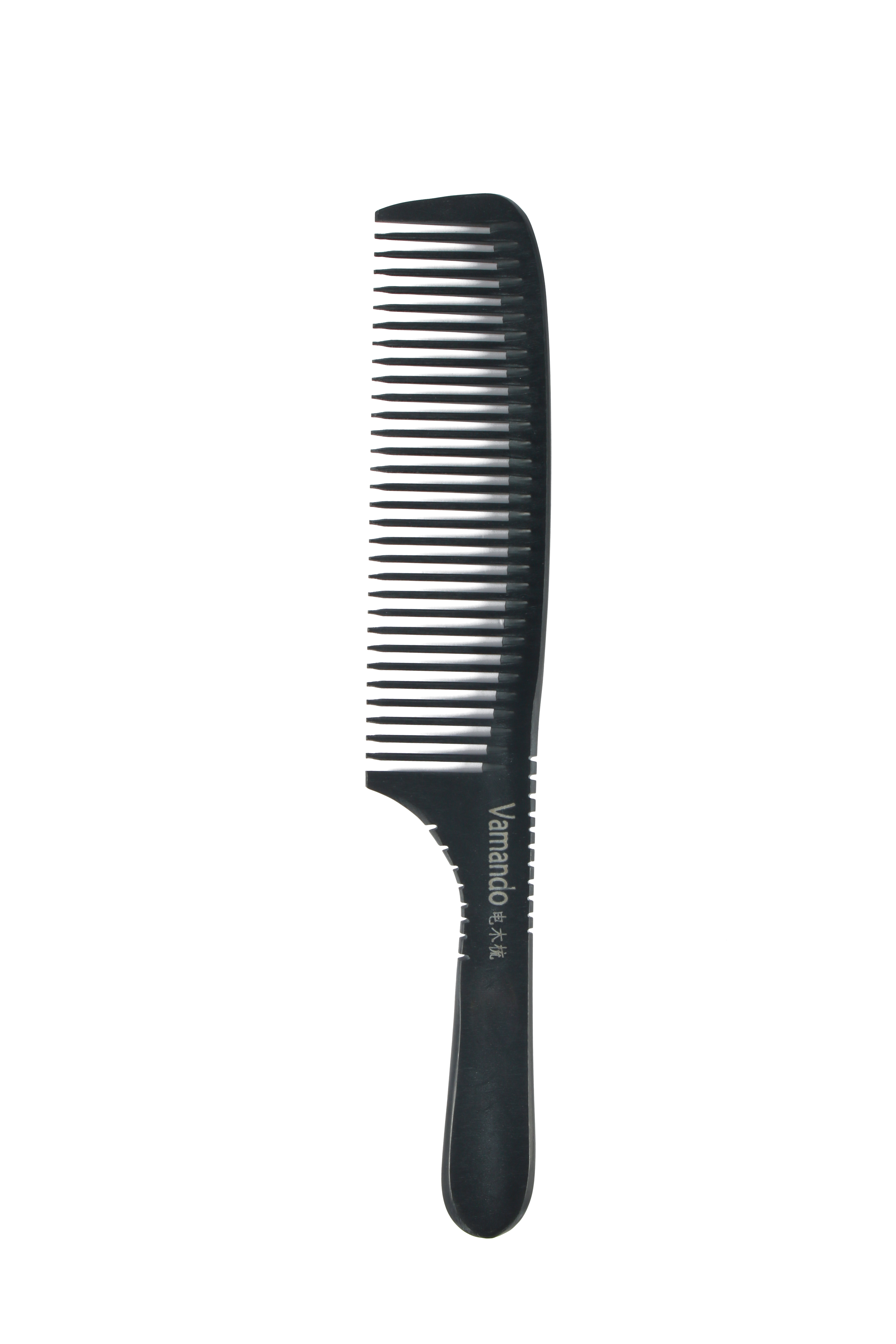 Professional Salon 100% Handmade Black Wide Tooth Bakelite Plastic Barber Bakelite Bone Combs For Barber Hair Cutting