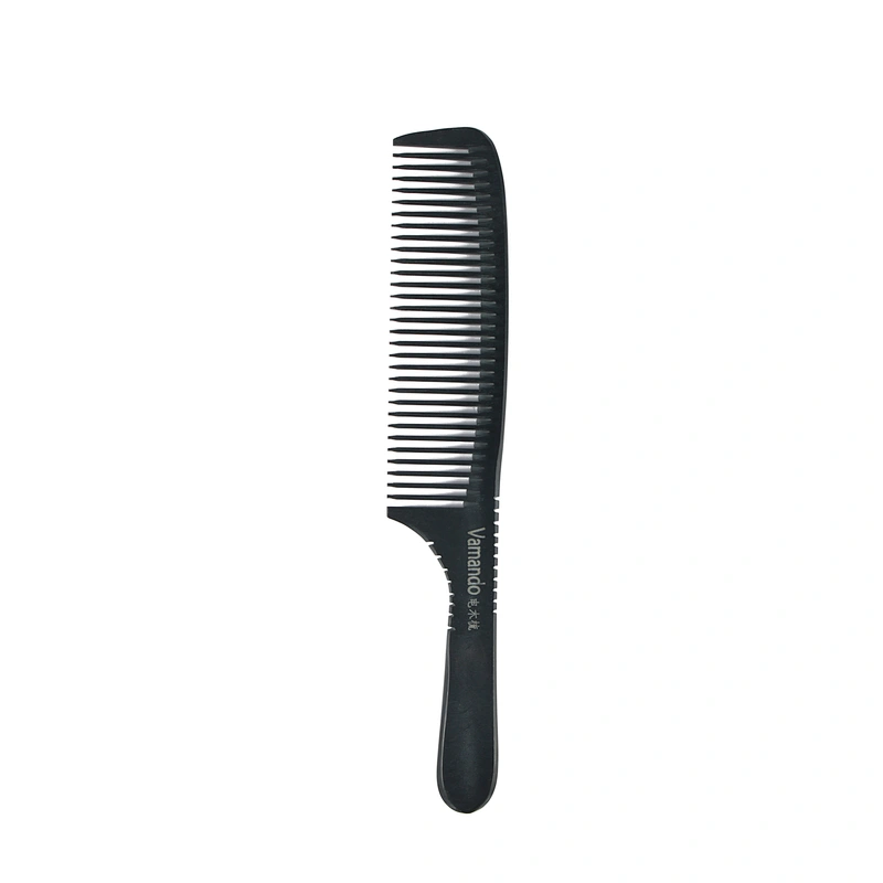 Professional Salon 100% Handmade Black Wide Tooth Bakelite Plastic Barber Bakelite Bone Combs For Barber Hair Cutting