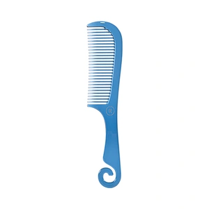 Private Label High Quality Hippocampus Style Anti Static Plastic Detangling Wide Tooth Comb Black Straight Hot Comb Hair