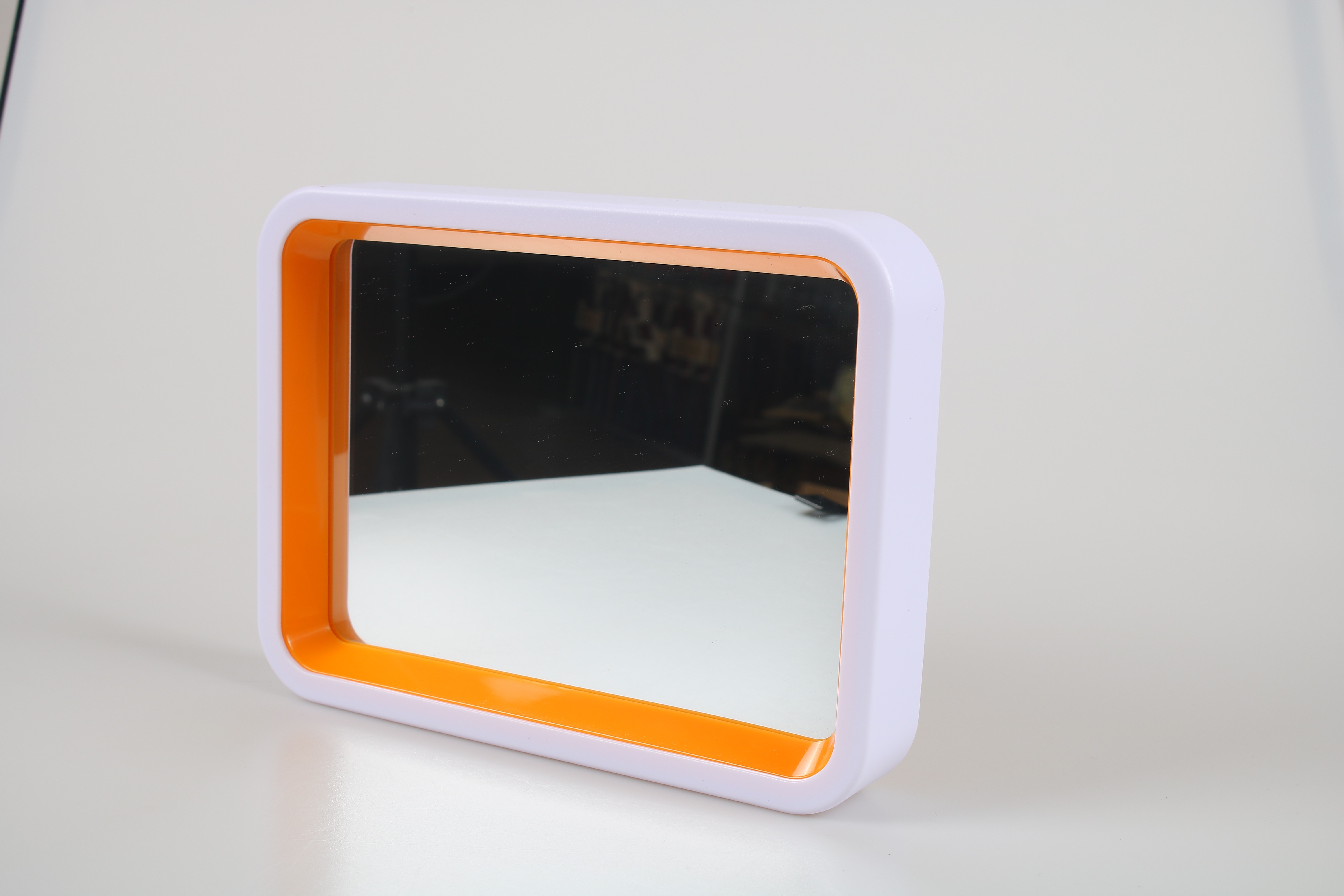 Wholesale Plastic Multifunction Travel Double Sided Make Up Table Small Double-Sided Mini Vanity Portable Makeup Mirror