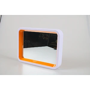 Wholesale Plastic Multifunction Travel Double Sided Make Up Table Small Double-Sided Mini Vanity Portable Makeup Mirror