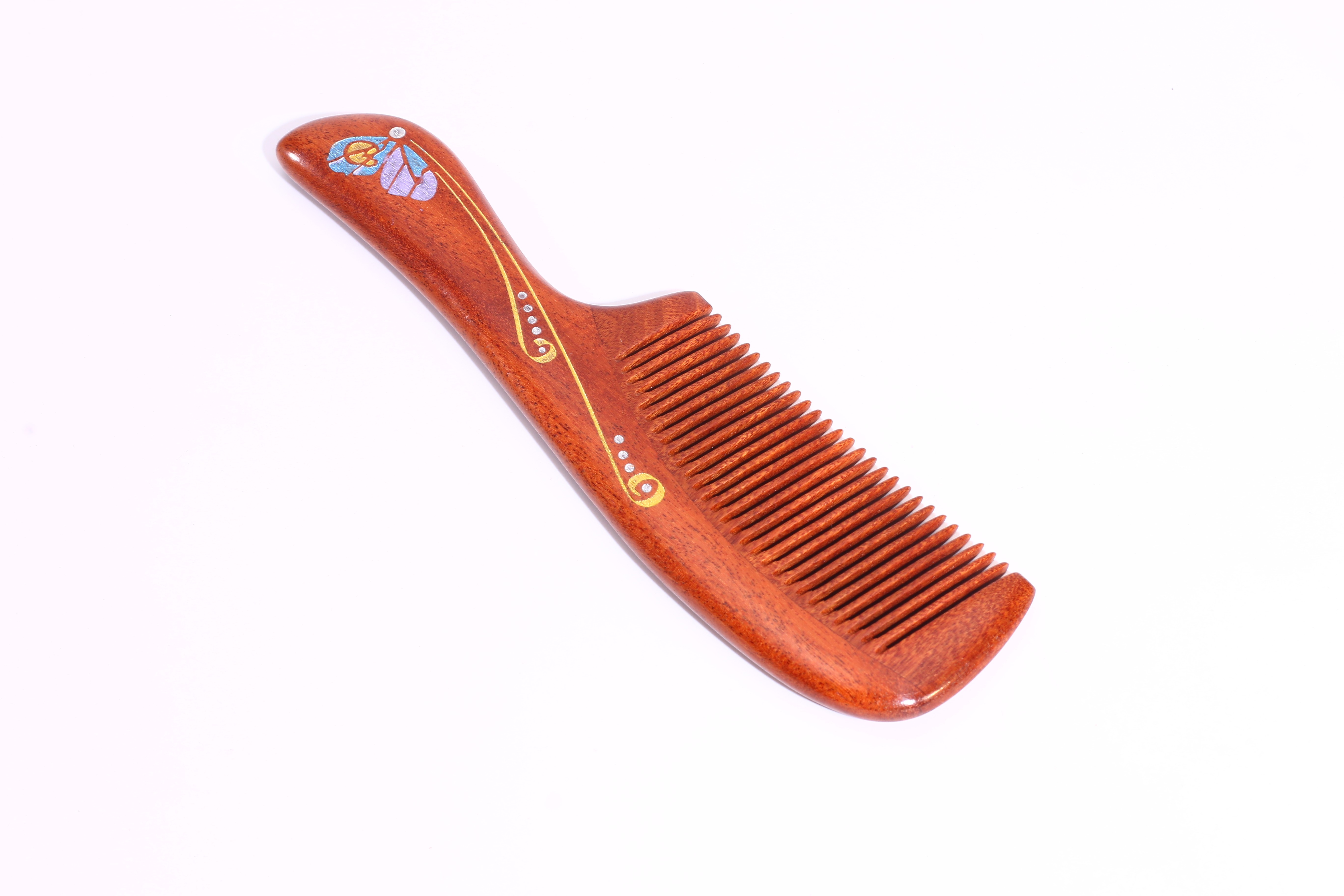 Engraving Logo Custom Hot Selling Wholesale Customized Logo Eco-friendly Wood Bamboo Densely Combed For Barber Hair Cutting