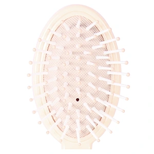 Best Detangling Natural Plastic Massage Paddle Round Tip Curly Hair Detangle Brush For Styling Barber Hair Cutting