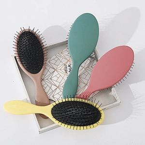 Hair Styling Tool Brush Plastic Handle Airbag Comb Smooth Hair Cushion Massage Comb Wide Nylon Toothed Comb