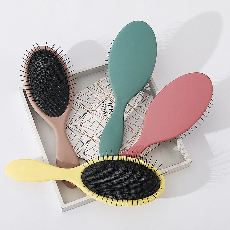 Hair Styling Tool Brush Plastic Handle Airbag Comb Smooth Hair Cushion Massage Comb Wide Nylon Toothed Comb