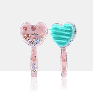 Custom Massage Scalp Hairdressing Cushion Comb Massage Smooth Heart-shaped Hair Comb Bristle Massage Air Cushion