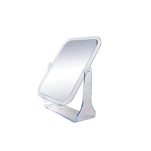 Wholesale Private Label Ps Lens Portable Double Side Square Table Custom Logo Makeup Mirror