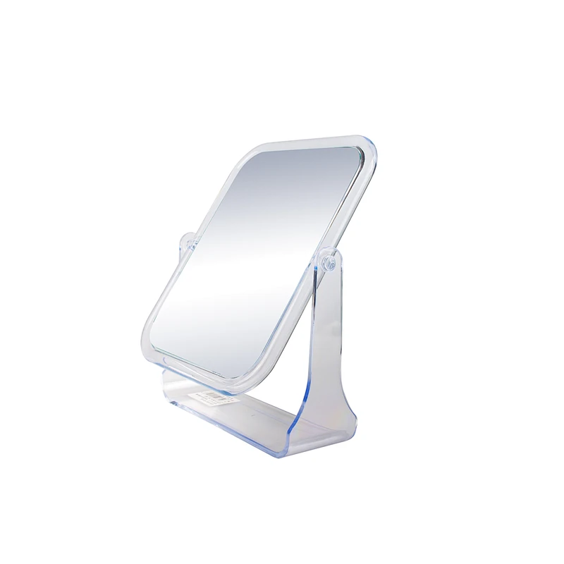 Wholesale Private Label Ps Lens Portable Double Side Square Table Custom Logo Makeup Mirror