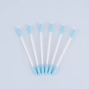 Hot Sale Disposable Eco-Friendly Bamboo Fabrication Double Pointed Heads Cotton Swab Paper Stick Cotton Ear Buds
