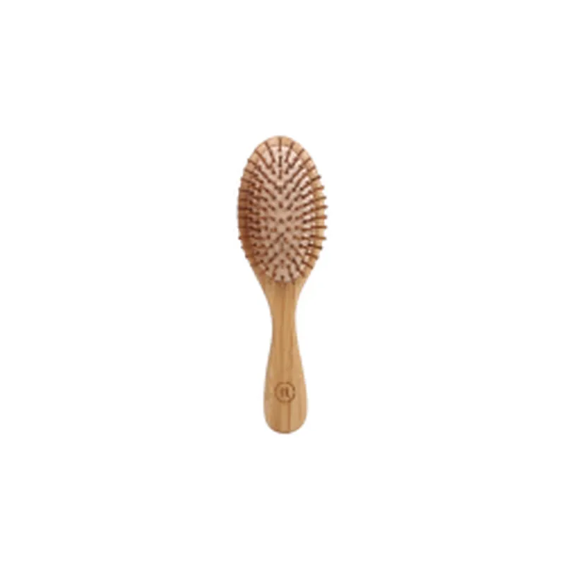 Wholesale Private Label Handle Airbag Hair Brush Hairbrush Airbag Round Wooden Handle Scalp Massage Comb