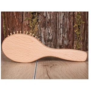 2022 Popular Oval Wood Hair Brush Professional Low Moq Wooden Hair Brush For Travel Barber Hair Cutting