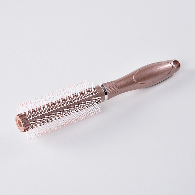 Plastic Roll Hair Round Beauty Makeup Salon Wavy Curly Styling Tools Pink Hair Curl Comb For Women Man Girls