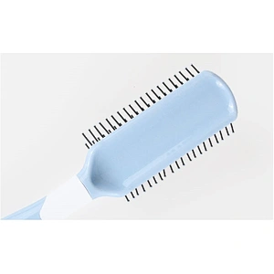 Five Row Antistatic Ball-tipped Hair Nylon Bristle Plastic Comb Massage Styling Hair Paddle Brush For Women