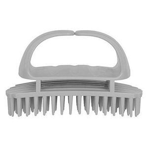 Silicone Shampoo Brush and Scalp Exfoliator Massage Hair Washing Comb Customized Logo For Barber Hair Cutting