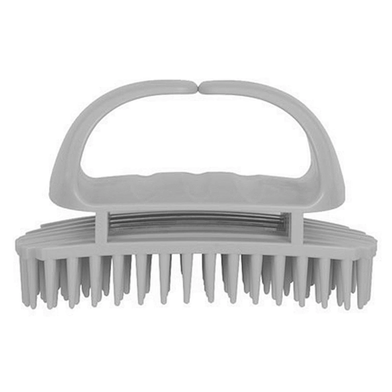 Silicone Shampoo Brush and Scalp Exfoliator Massage Hair Washing Comb Customized Logo For Barber Hair Cutting