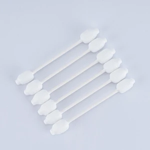 Wholesale Fabrication Disposable Eco-Friendly Double Pointed Heads Cotton Swab Paper Stick Cotton Ear Buds
