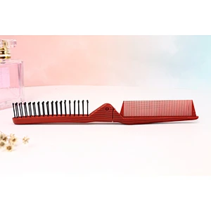 Wholesale Private Label Wood Handle Little Double Side Anti-Static Comb Hair Brush Detangling Massage Combs Durable Curling