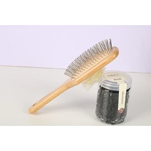 Good quality wooden hair bamboo brush comb set portable hair brush comb massager set for women