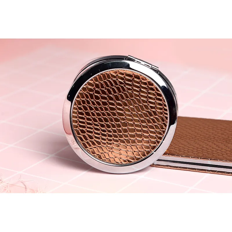 Hot Sale Custom Square Mini Round Shape Cheap Small Personalized Makeup Double Sided Pocket Mirror