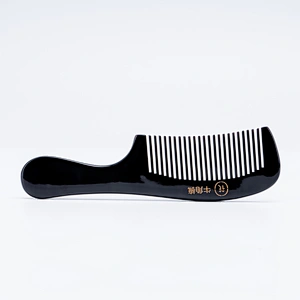 Private Brand Handmade Environmental Protection Wholesale Hot Selling Heat Resistant Salon Premium Quality Horn Comb