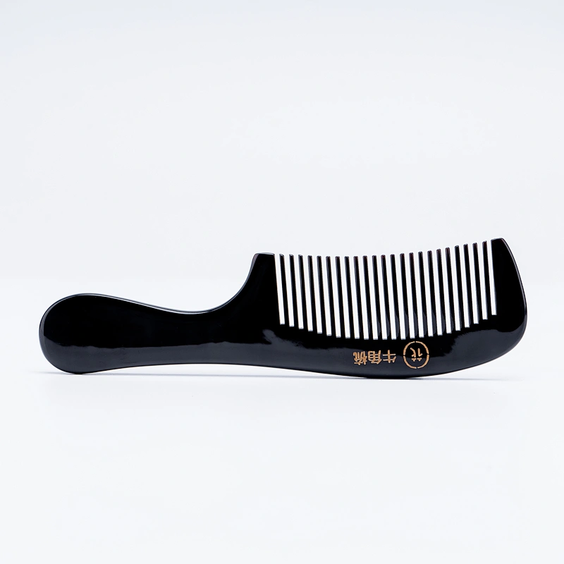 Private Brand Handmade Environmental Protection Wholesale Hot Selling Heat Resistant Salon Premium Quality Horn Comb