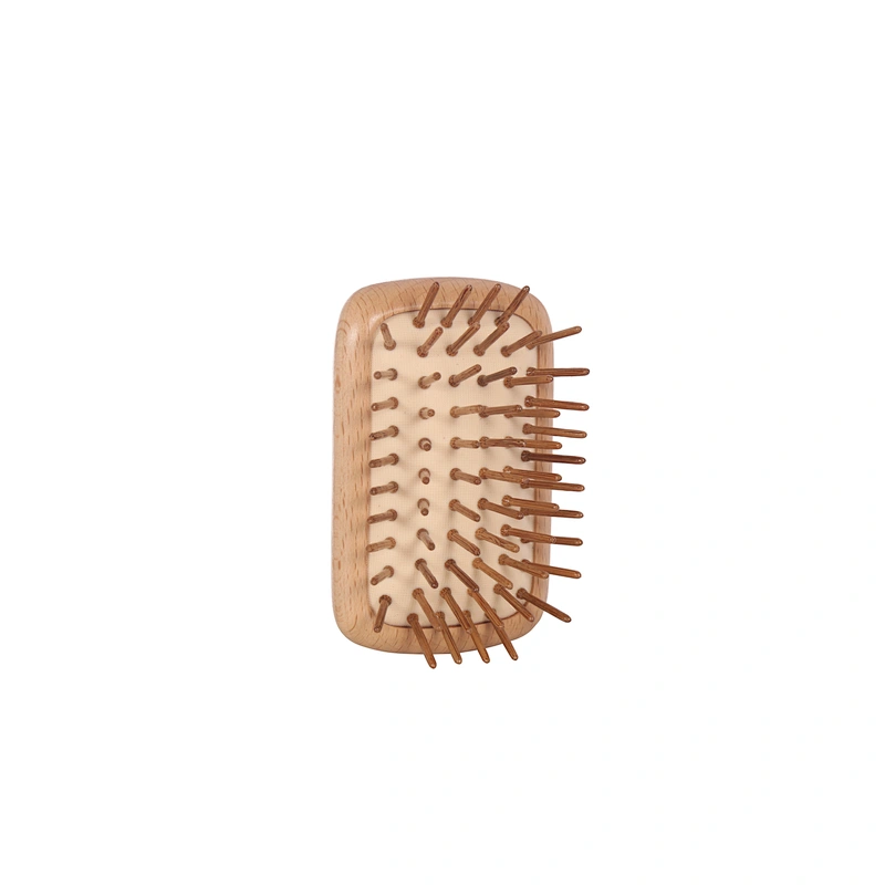 Wholesale Private Label Small Size Wooden Hair Detangling Brush Head Scalp Massager Comb For Barber Hair Cutting