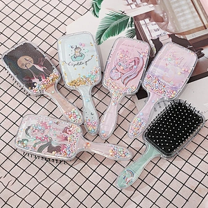 Hot Sale Travel Durable Stretch Airbag Household Hairdressing Massage Comb Set Reycled Plastic Detangling Hair Comb