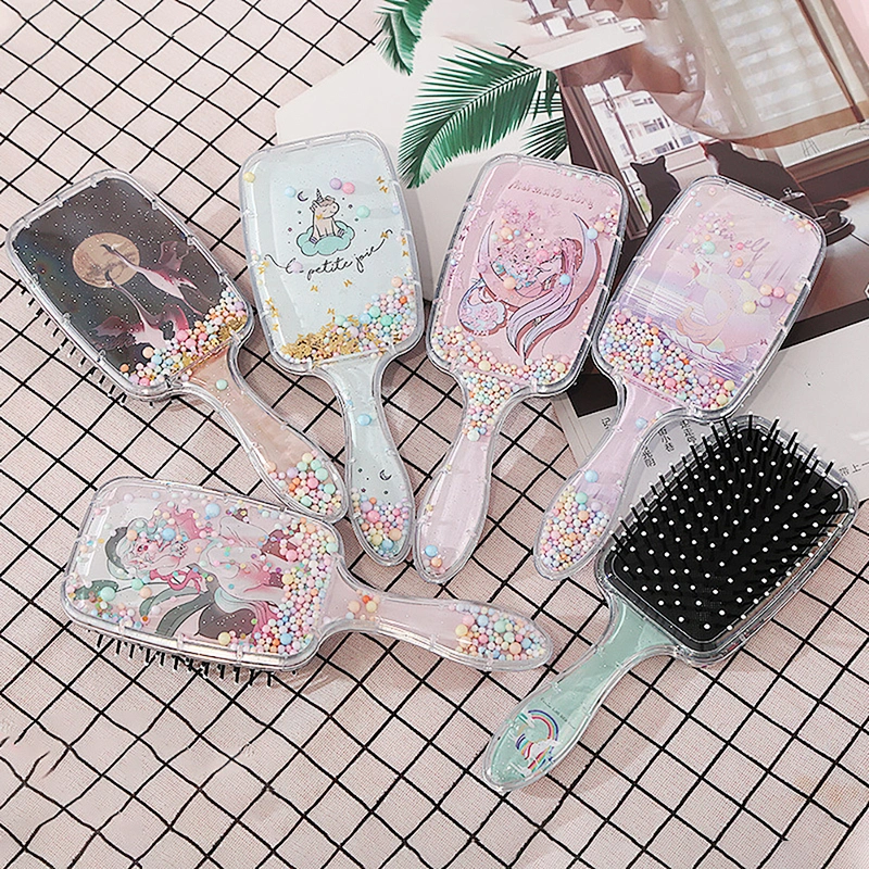 Hot Sale Travel Durable Stretch Airbag Household Hairdressing Massage Comb Set Reycled Plastic Detangling Hair Comb