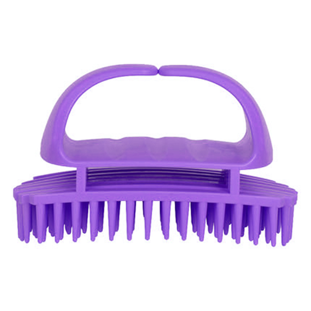 Silicone Shampoo Brush and Scalp Exfoliator Massage Hair Washing Comb Customized Logo For Barber Hair Cutting