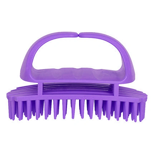 Silicone Shampoo Brush and Scalp Exfoliator Massage Hair Washing Comb Customized Logo For Barber Hair Cutting