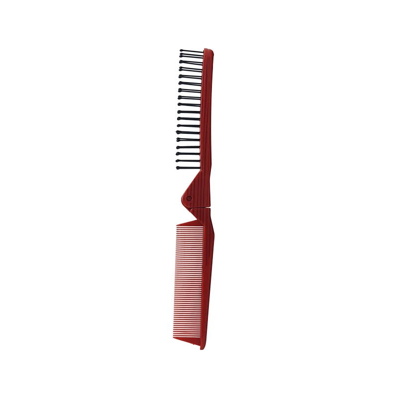 Wholesale Private Label Wood Handle Little Double Side Anti-Static Comb Hair Brush Detangling Massage Combs Durable Curling