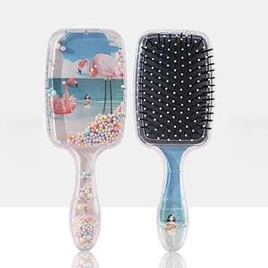 Hot Sale Travel Durable Stretch Airbag Household Hairdressing Massage Comb Set Reycled Plastic Detangling Hair Comb
