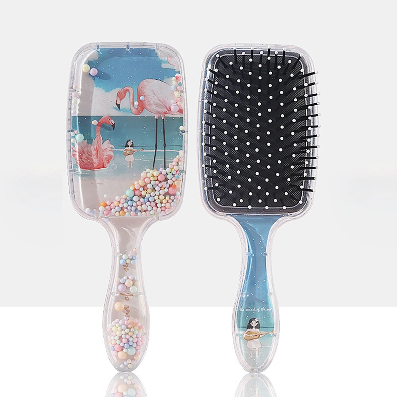 Hot Sale Travel Durable Stretch Airbag Household Hairdressing Massage Comb Set Reycled Plastic Detangling Hair Comb