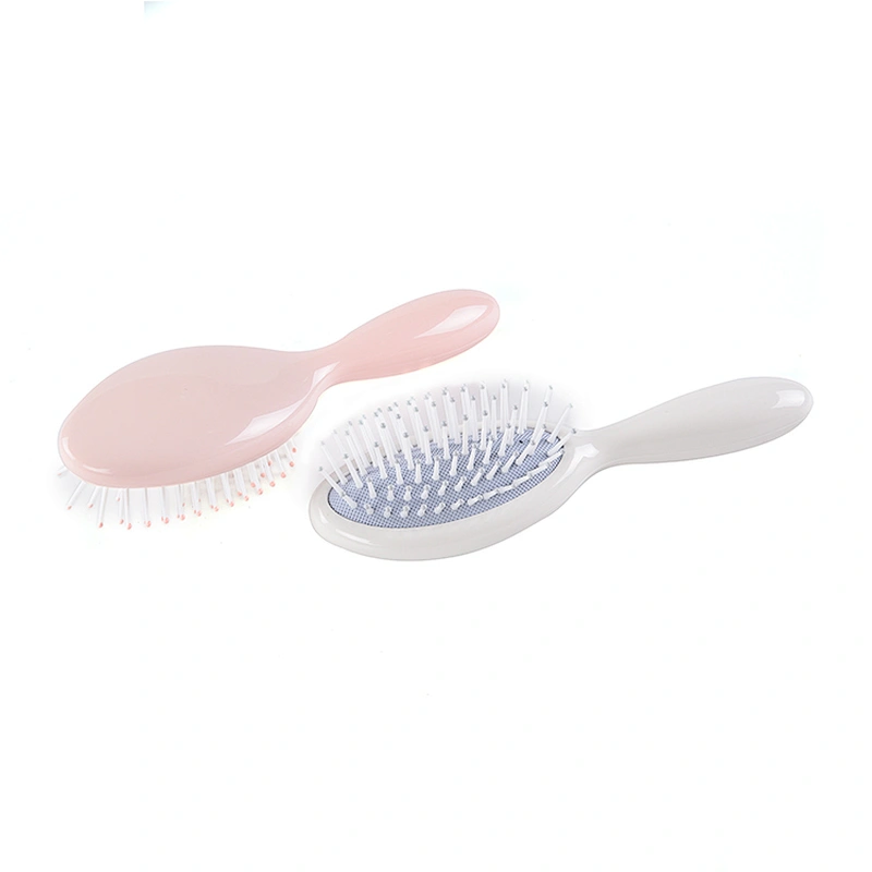 Latest Design Wholesale Fancy Color Mini Size Portable Plastic Handle Airbag Combdetangle Paddle Hair Brush for Girls Travel